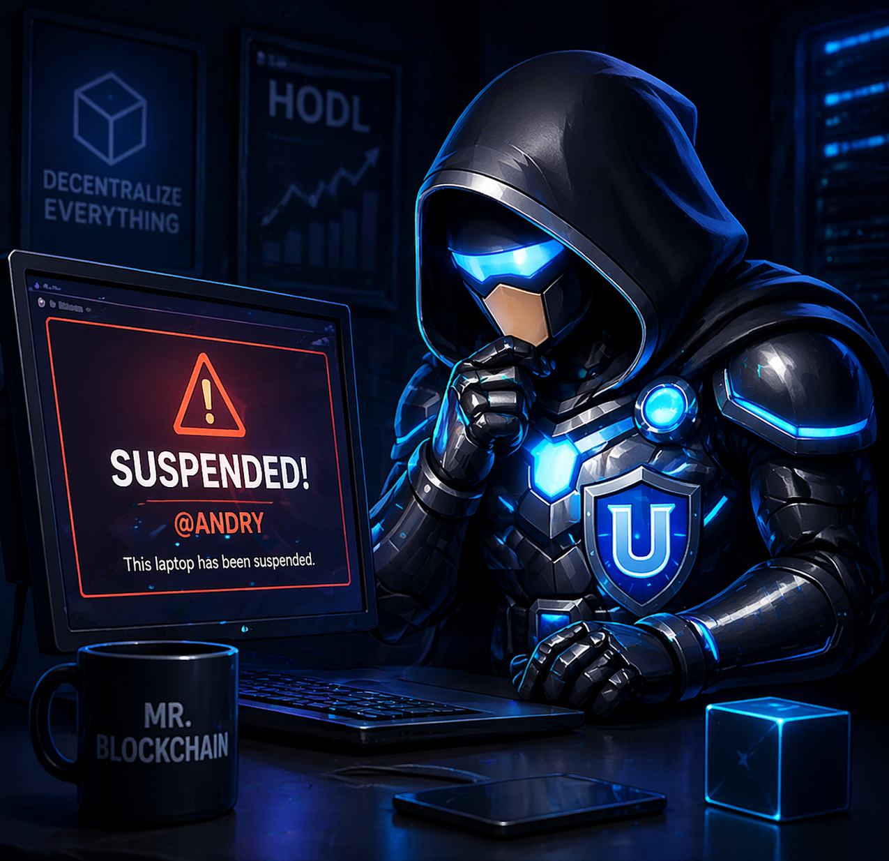 Unblocked Profile decentralized website visual